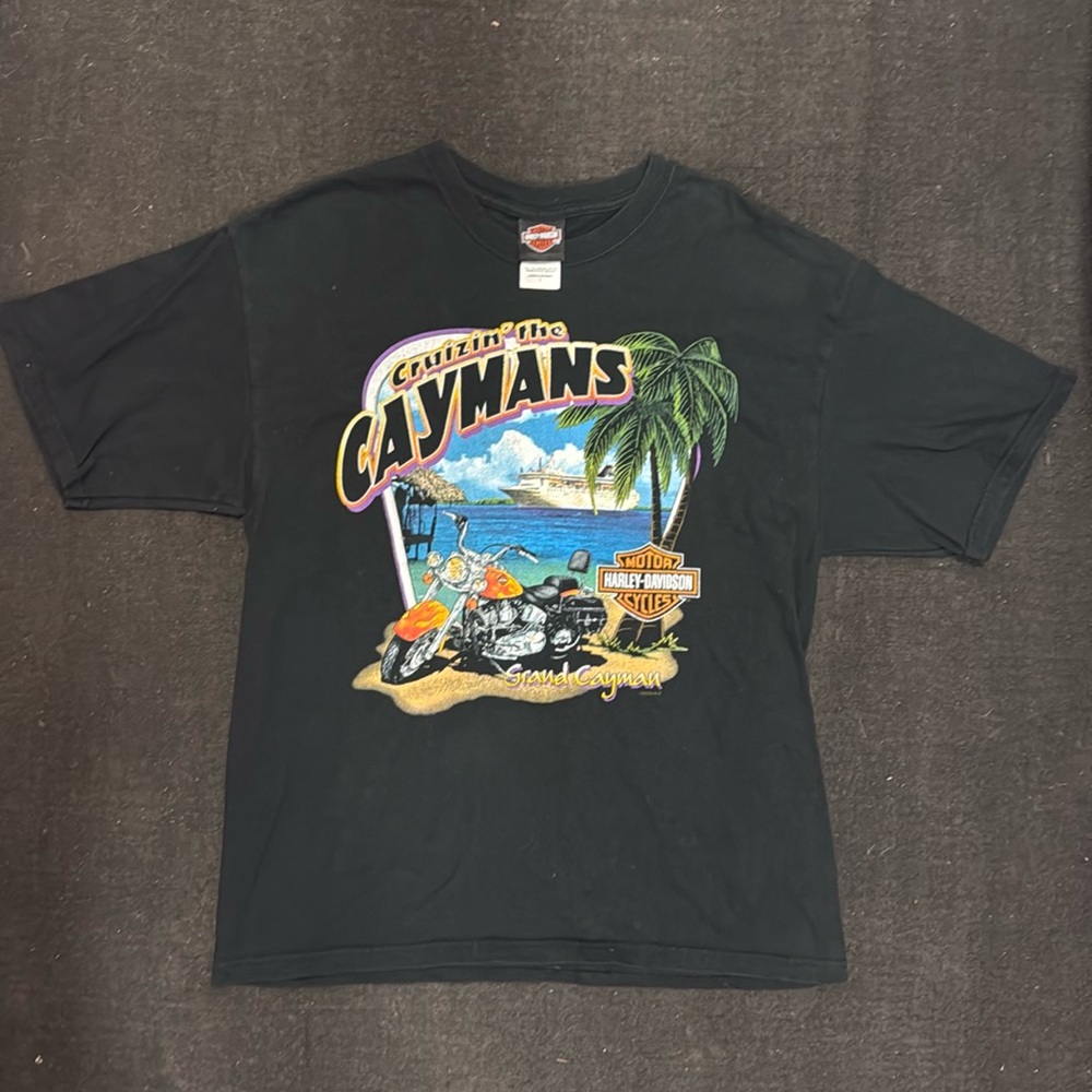 Harley-Davidson Black Cayman Islands Tee